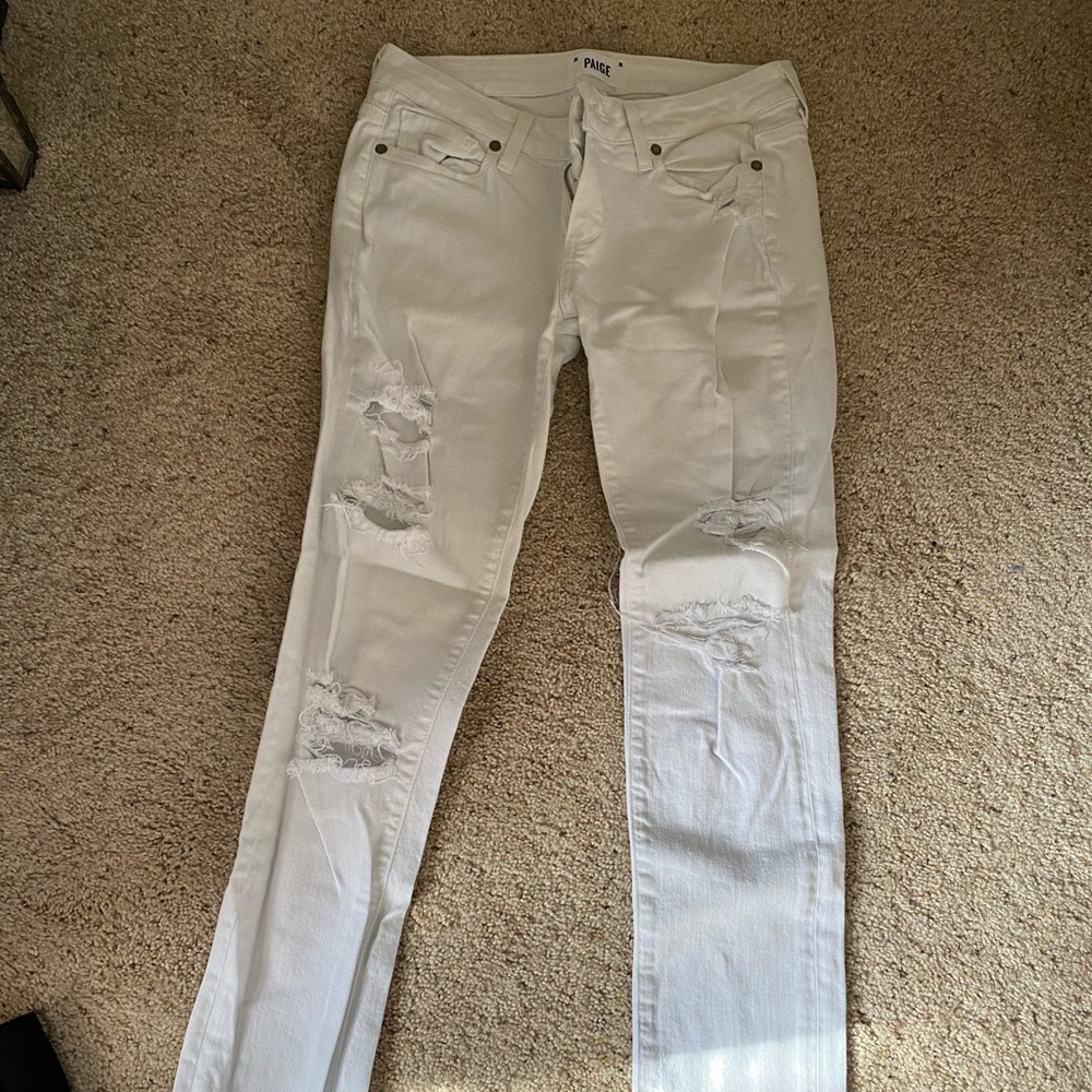 White Paige jeans